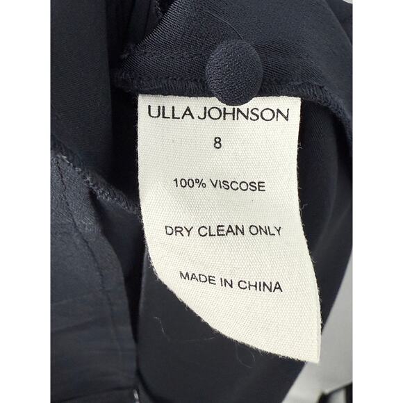 Ulla Johnson Asilia Maxi Dress Women 8 Black Minimalist Capsule Wardrobe No Belt - Picture 10 of 12